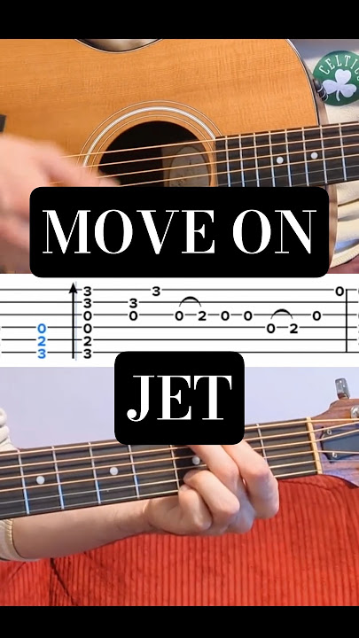 JET Move On Intro with Tabs #tabs #tabshorts #guitar #acousticguitar #lesson #howtoplay #jet