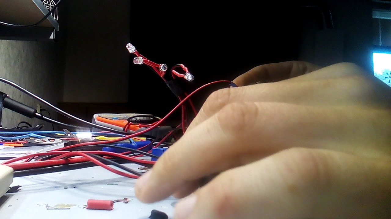 Кнопка запуска двигателя на Атмега 8. Первый тест. - YouTube