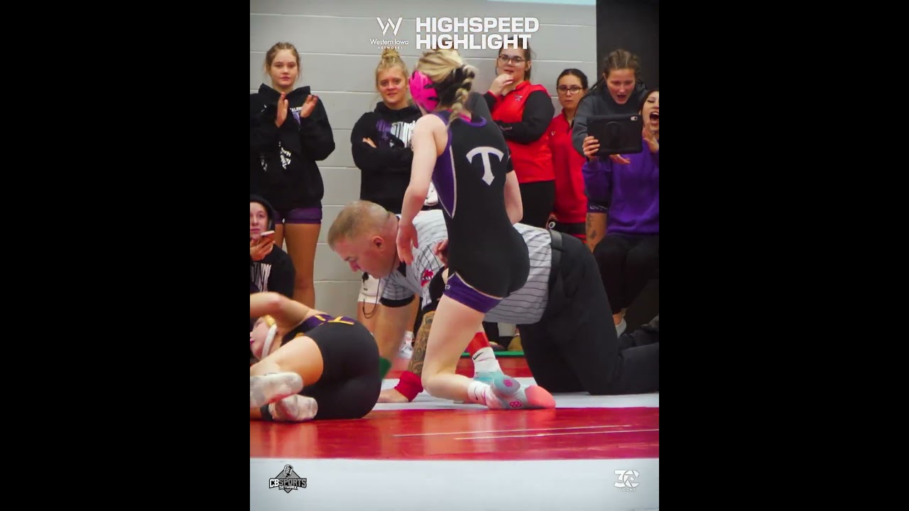 East Sac, South Central Calhoun, and Carroll Girls Wrestling Highlights | 12.6.2025