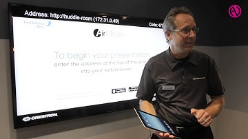 Crestron presents its Connect It tabletop presentation solution