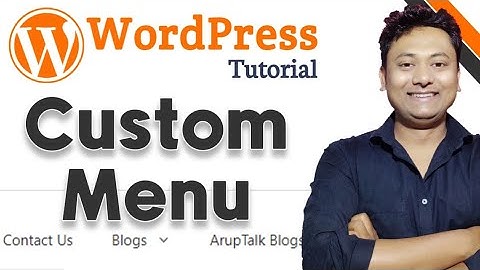 How to Create Custom Link Menu in WordPress |How to Add Custom Menu in WordPress |WordPress Tutorial
