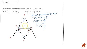 The bisects of exterior    angles at  ltmath gt  ltmrow gt  ltmi gtB lt/mi gt ltmo gt 