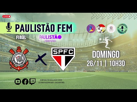 Onde assistir ao vivo a Corinthians x São Paulo, pela final do Campeonato  Paulista feminino?