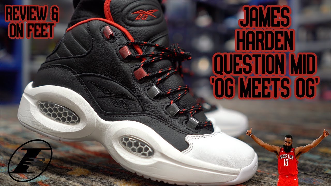 WHY IS THIS SNEAKER STILL SITTING?! 🤷🏻‍♂️ REEBOK QUESTION MID IVERSON X  HARDEN REVIEW & ON FEET 