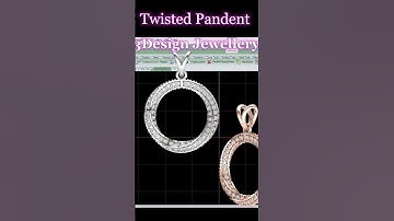 ||🔷How to make Twisted Pandent in Matrix 9.0🔷|| Rhino 3D || Jewellery Cad Design || Tutorial