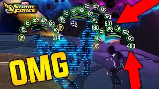 ROOM SIX BUFFS ARE INSANE - MARVEL Strike Force - MSF
