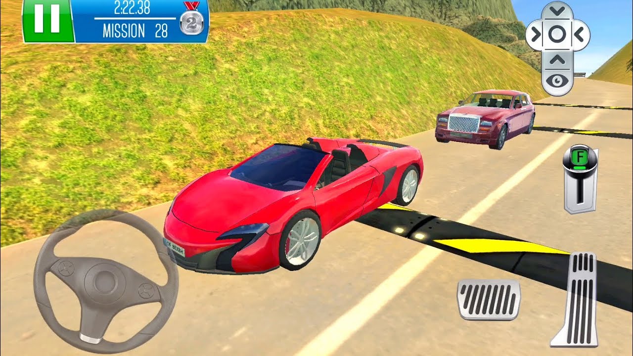 Car Driving On The Mountain Road - Car Parking Game - Android