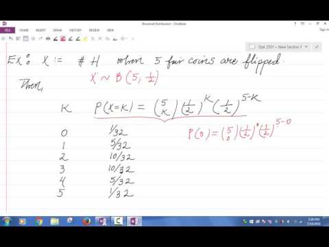L12 Ch4 pmf Binomial Distribution Example