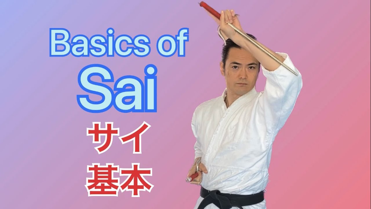 Basics of Sai サイの基本 Bugeikan武芸館 副館長Higa Kiyohiro - YouTube