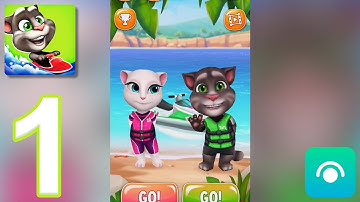 Talking Tom Jetski - Gameplay Walkthrough Part 1 - Tom (iOS, Android)