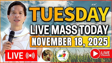 TUESDAY FILIPINO LIVE MASS TODAY ONLINE || NOVEMBER 18, 2025 | FR. FIDEL ROURA - TUESDAY MASS TODAY