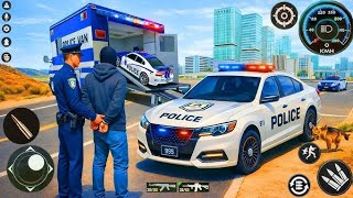Police car chase simulator 3D game - Police catch thief on road simulator 3D - Android Gameplay 3D  screenshot 1