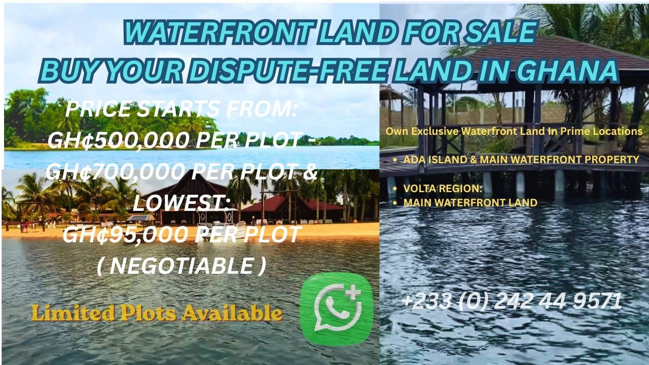 Island Property for Sale – 110 Plots (15 Acres) – Big Ada Ghana