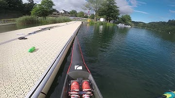 how to dock a single scull and get out