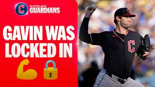 LIGHTS OUT for Gavin Williams! He blanks the Dodgers' lineup (10 strikeouts in 7 innings) 😮‍💨 Content
