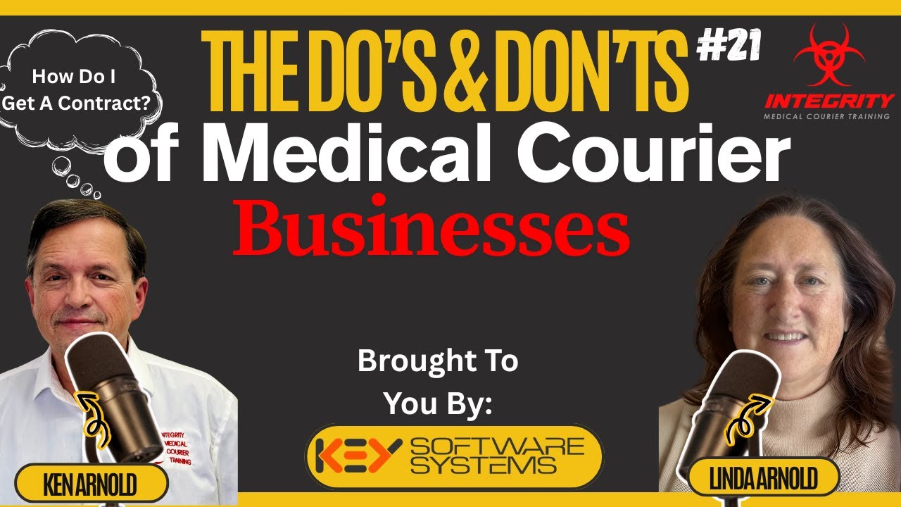 The Do's and Don'ts of Medical Courier Businesses #medicalcourier #courierservice #podcast