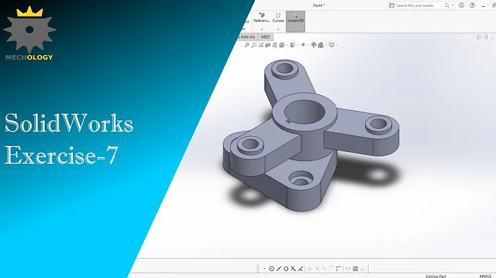 SolidWorks Exercise-7 | SolidWorks Tutorial-7