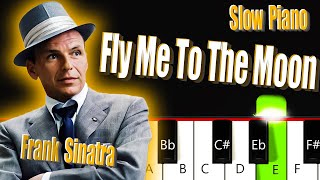 Learn Frank Sinatra's 'Fly Me To The Moon' On Piano With This Easy And Slow Tutorial!