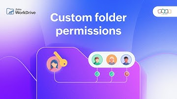 Custom folder permissions in Zoho WorkDrive