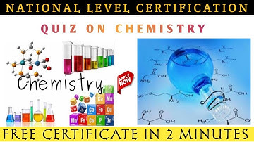National Quiz On Chemistry | Chemistry Quiz | Basic Chemistry Quiz | Top 15 Important Chemistry Quiz