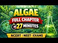 Algae in 27 Minutes 🔥 | NCERT Biology | Concept Clarity Guaranteed