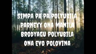 Sim Papa Polyubila Remix DJ with Lyrics Resimi