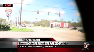 Cleanup efforts underway in Abbeville