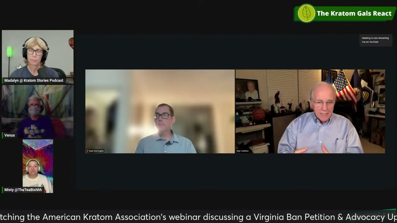 The Kratom Gals LIVE | American Kratom Association -  June Advocacy Updates