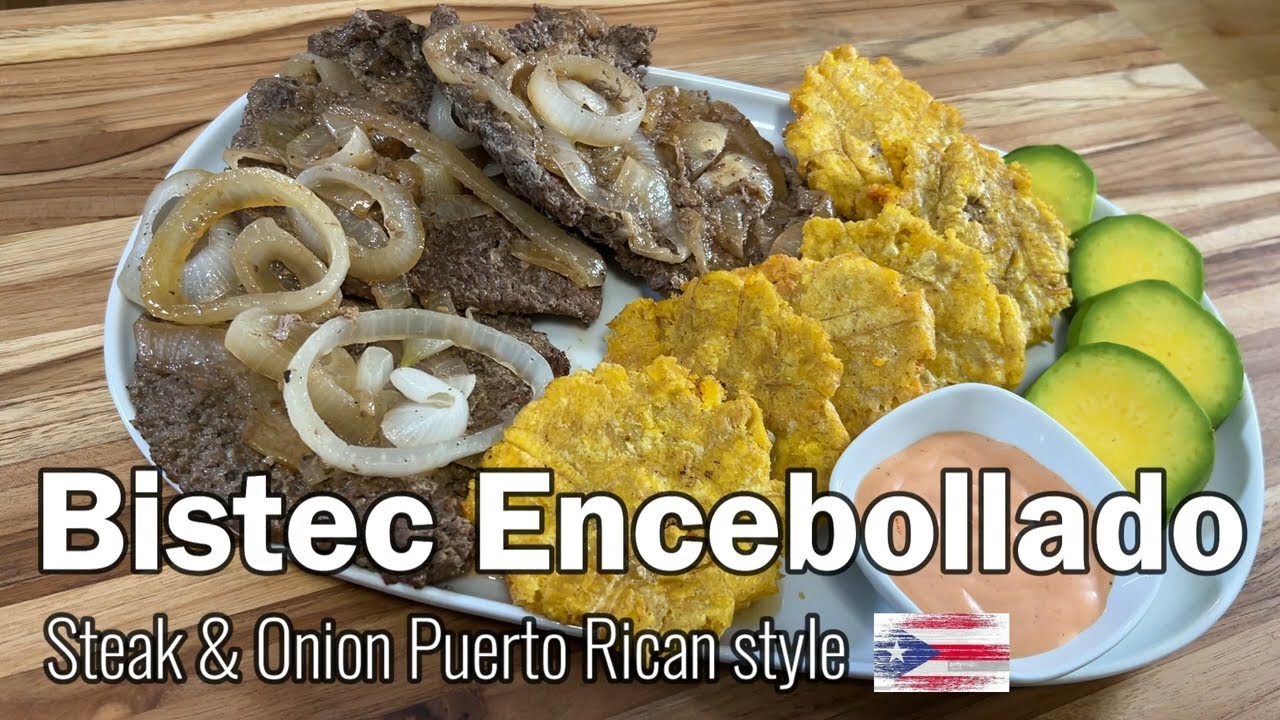 Bistec Encebollado estilo Puerto Rico (how to make Puerto Rican style