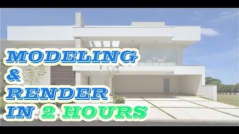 Sketchup + Lumion 6 - Time Lapse MODELING AND RENDER