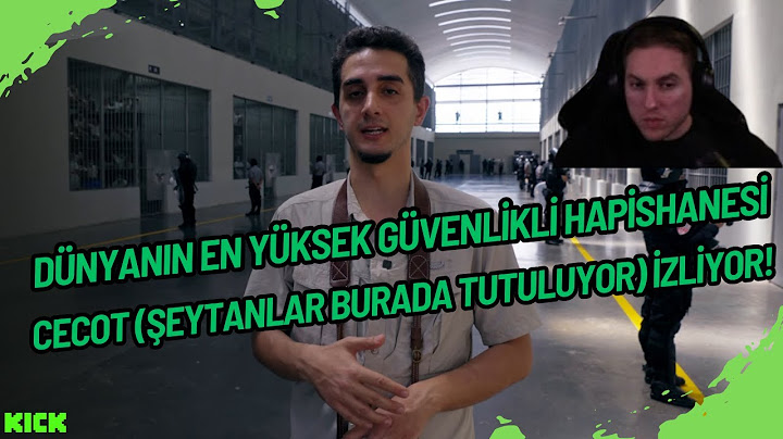RRaenee - DÜNYANIN EN YÜKSEK GÜVENLİKLİ HAPİSHANESİNİ: CECOT İZLİYOR! (@ruhicenetvideos​⁠) @RRaenee