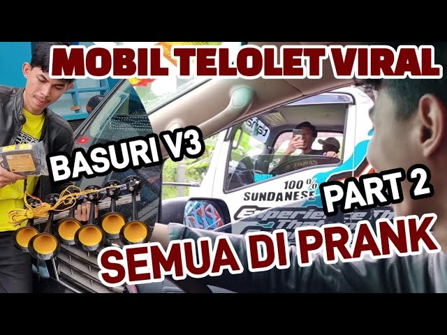 REAKSI ORANG di Prank Mobil Alphard Klakson BUS Telolet BASURI V3 class=