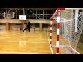 Handball Linksaußen Slow Motion ハンドボール 左サイド スローモーション