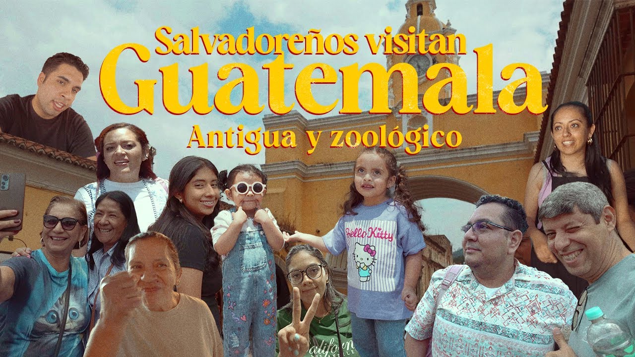 Familias de El Salvador visitando Guatemala, Antigua con AirBnB de lujo y Zoológico