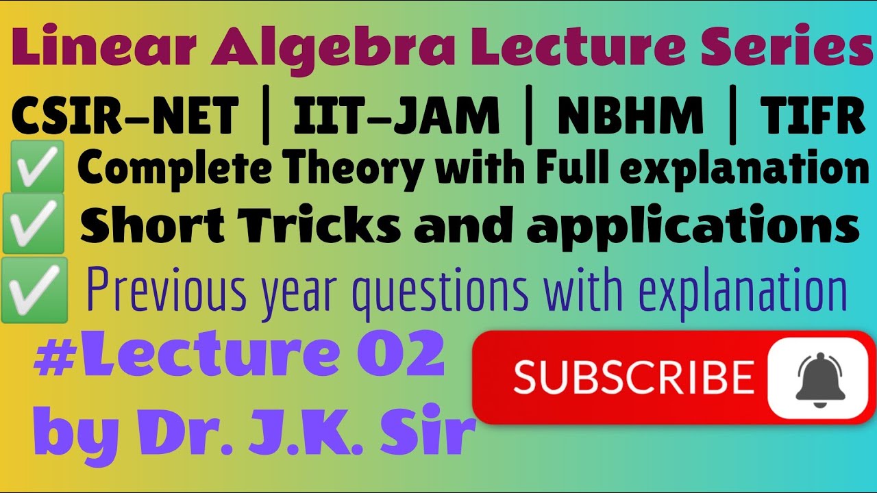 Linear Algebra #02 || Vector Subspace Examples and Properties 