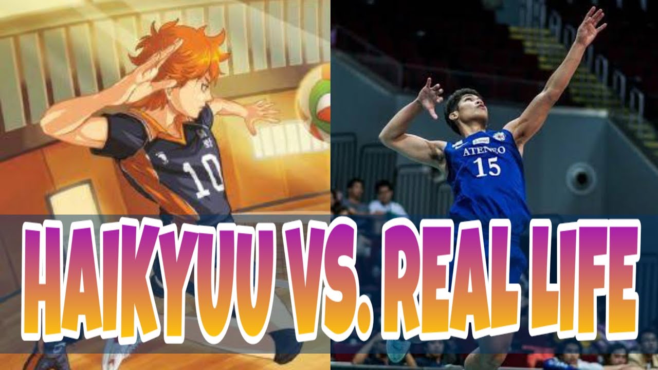 Top 5 Haikyuu Vs Real Life Philippine Mens Volleyball On Sea Games Ph Volleyball Updates