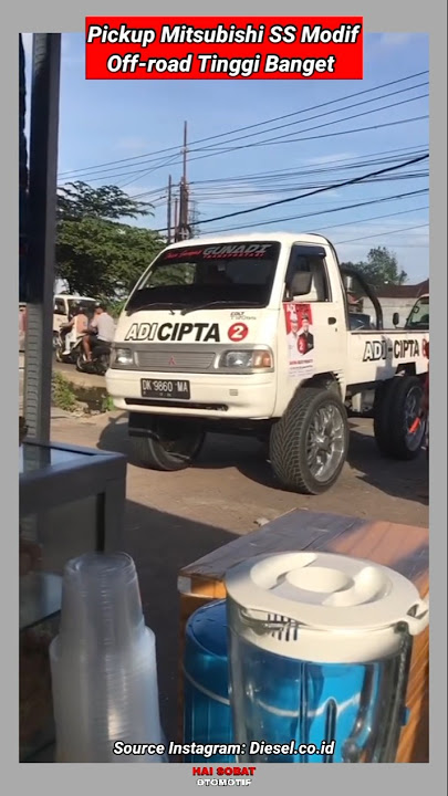 Pick up Mitsubishi Colt T120 SS Modif Off-road Tinggi Banget..