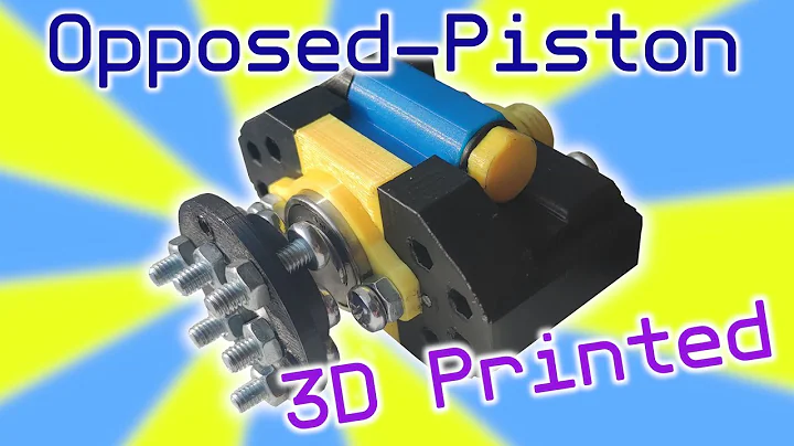 3D Printed Opposed-Piston Air Engine
