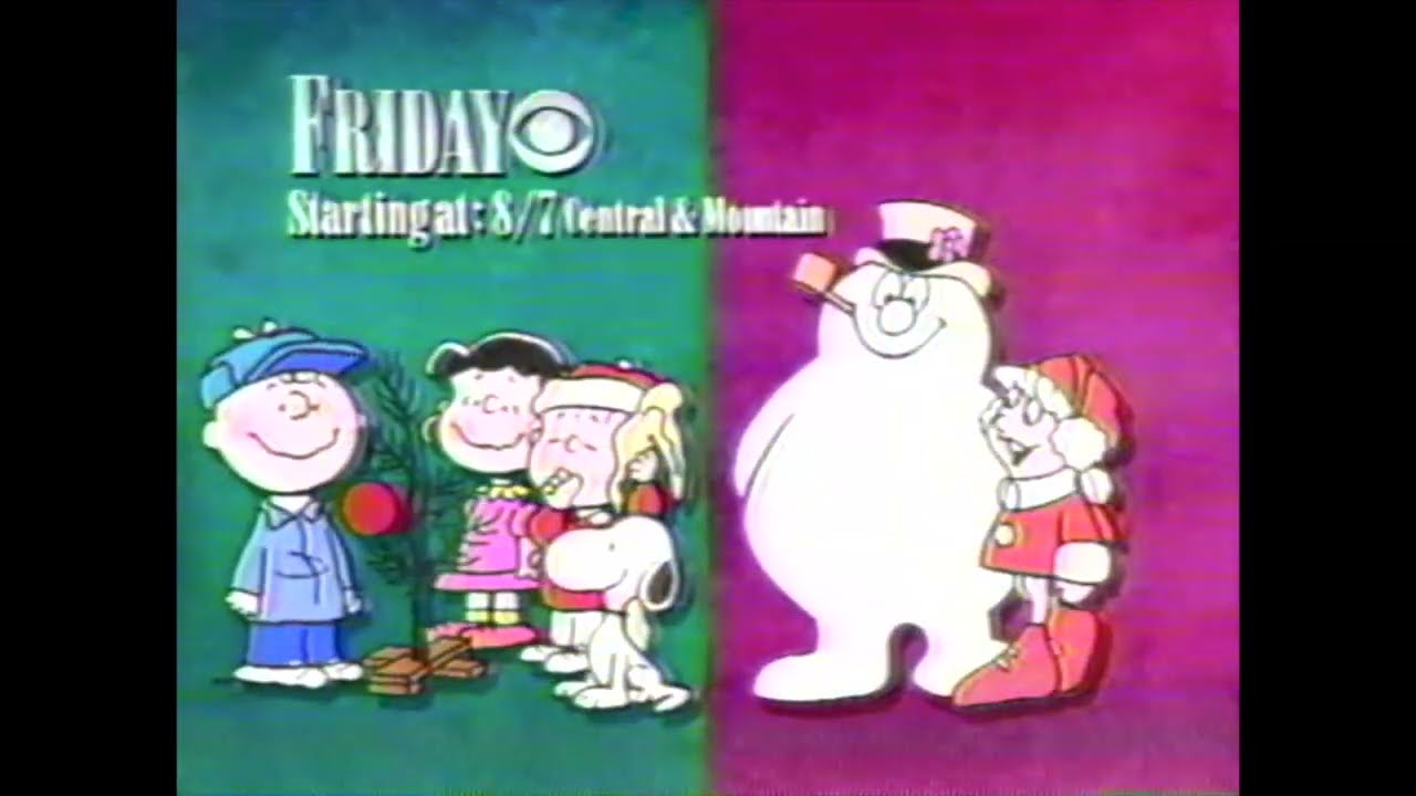A Charlie Brown Christmas / Frosty The Snowman Commercial (1989) (VHS