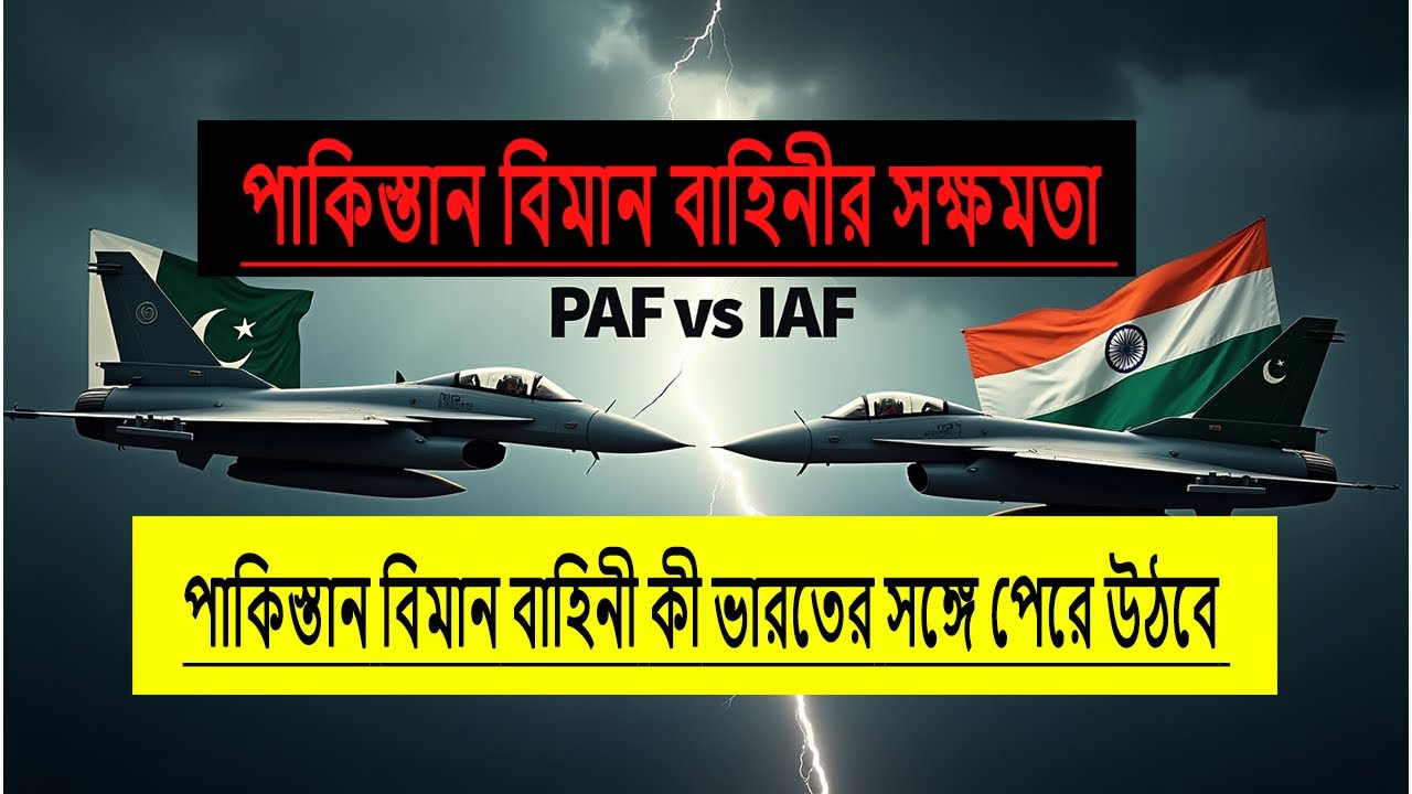 পাকিস্তান বিমান বাহিনীর সক্ষমতা 2025. Pakistan Air force capability 2025.