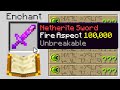 Minecraft UHC but i secretly used Fire Aspect 100,000..