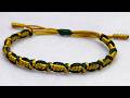 DIY Snake Knot Bracelet For Beginners Simple knotting Technique
