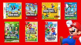 New Super Mario Bros.  All Trailers(2006-2023) 【Newスーパーマリオブラザーズ全トレーラー集】