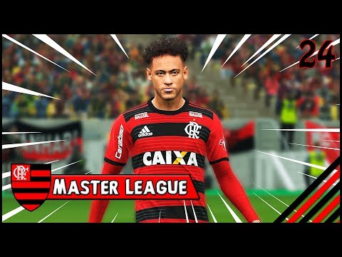 NEYMAR É APRESENTADO PELO FLAMENGO !!! – Master League Brasileirão #24 [PES 2018 – PC]