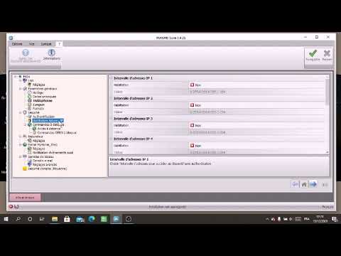 Legrand (6) configuration serveur web f454 برمجة الخادم ويب