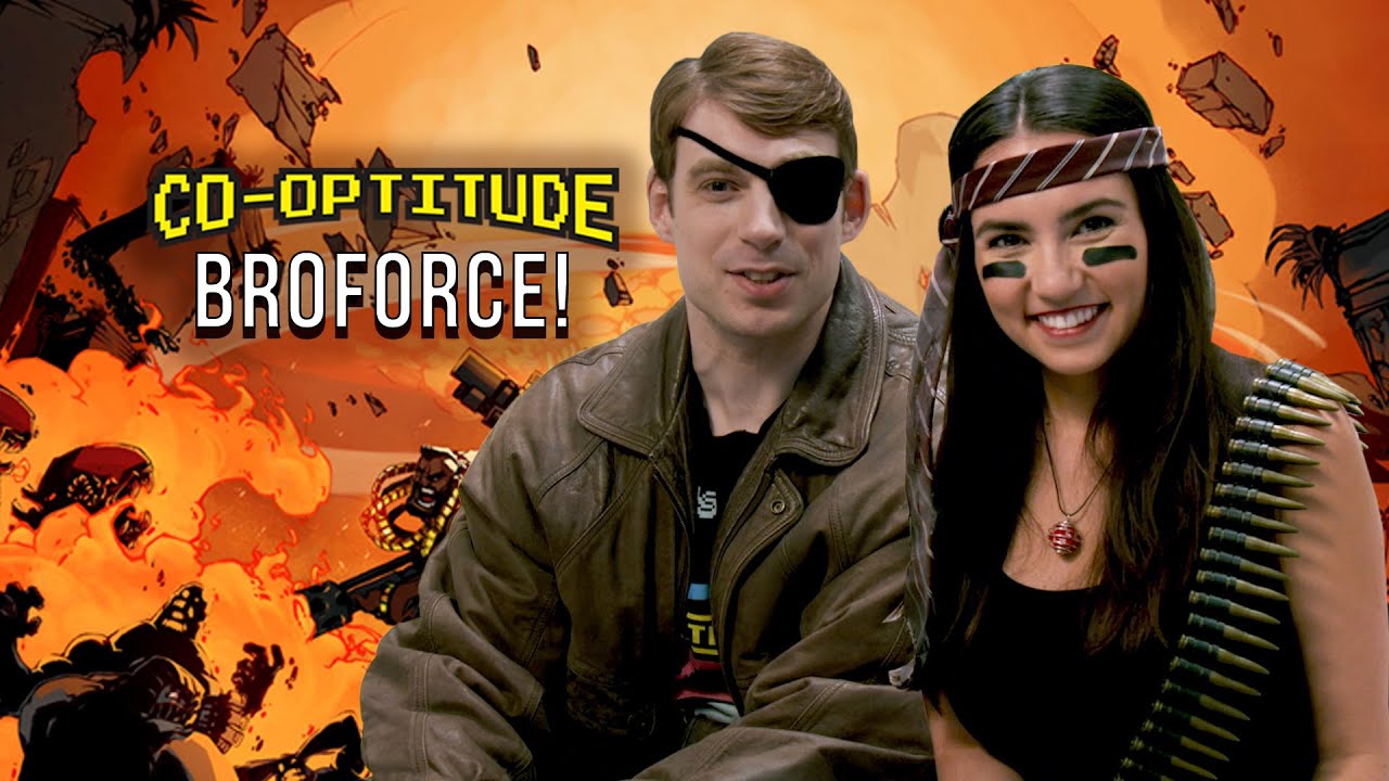 Let's Play Broforce! (Co-Optitude w/ TRISHA HERSHBERGER & Ryon Day)