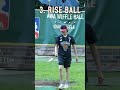 Which Submarine Pitch is Hardest to Hit?🤔 #dingersornothing #wiffleball #shorts