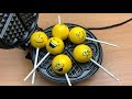 EXPERIMENT WAFFLE IRON vs EMOJI LOLLIPOP (Oddly Satisfying video)