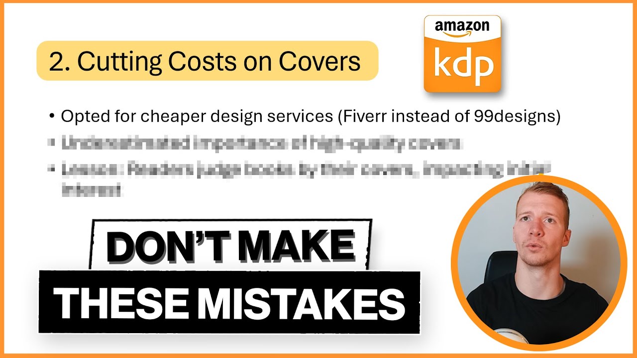 10 Costly MISTAKES I Made on Amazon KDP (And How to Avoid Them) - YouTube