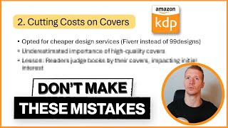 10 Costly MISTAKES I Made on Amazon KDP (And How to Avoid Them)